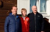 Александр Лукашенко провел неформальную встречу с Дмитрием Медведевым