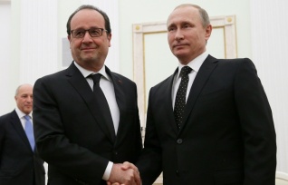 Владимир Путин: РФ и Франция будут и впредь настаивать на выполнении минских соглашений по Украине