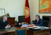 Атамбаев и Бордюжа обсудили повестку дня предстоящего заседания совета ОДКБ
