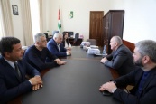 Казбек Тайсаев прибыл в Республику Абхазия с рабочим визитом