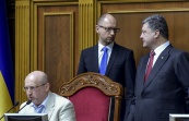 Порошенко, Яценюк и Турчинов договорились о сокращении срока избирательной кампании