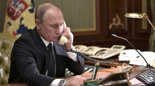 Владимир Путин провел телефонные переговоры с президентом Киргизии