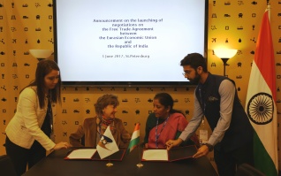 ЕАЭС и Индия начали официальные переговоры по заключению соглашения о свободной торговле 