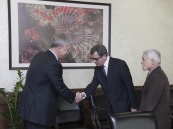 Председатель Коллегии ЕЭК Виктор Христенко провел встречу с Послом Франции в России Жаном-Морисом Рипером