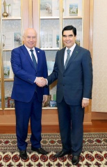 Президент Туркменистана принял Председателя Исполнительного комитета – Исполнительного секретаря СНГ 