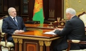 Александр Лукашенко провел рабочую встречу с Председателем Совета Республики Национального собрания Михаилом Мясниковичем