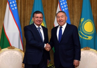 Встреча Президентов Узбекистана и Казахстана