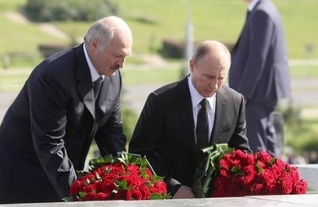 А.Лукашенко и В.Путин приняли участие в открытии нового здания музея истории Великой Отечественной войны