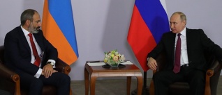 Владимир Путин встретился с новым премьером Армении Николом Пашиняном
