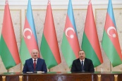 Президент Ильхам Алиев: Азербайджан и Беларусь решительно настроены на наращивание потенциала сотрудничества