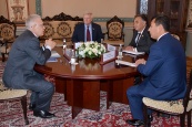 Генеральный секретарь Совета МПА СНГ Алексей Сергеев встретился с делегацией Республики Узбекистан