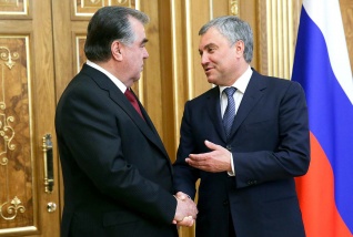 Вячеслав Володин провел встречу с Президентом Таджикистана