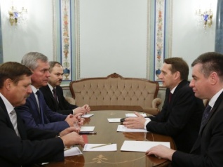 Сергей Нарышкин встретился с главами парламентских делегаций стран ОДКБ и СНГ
