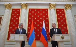 Состоялась встреча Владимира Путина с Президентом Республики Армения Сержем Саргсяном