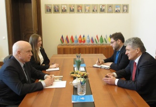Председатель Исполкома СНГ встретился в Москве с помощником Генерального секретаря ООН по политическим вопросам