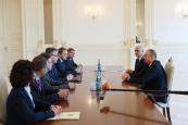 Ильхам Алиев принял делегацию во главе с губернатором Ставропольской области РФ