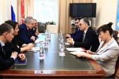 Обсуждены вопросы сотрудничества между правительствами Азербайджана и Санкт-Петербурга