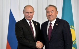 Встреча Владимира Путина с Нурсултаном Назарбаевым