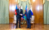 Встреча Владимира Путина с Президентом Азербайджана Ильхамом Алиевым
