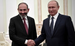 Состоялась встреча Владимира Путина с Премьер-министром Армении Николом Пашиняном