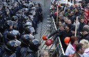 МВД Украины начало первые задержания среди митингующих шахтеров