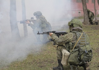 На российской военной базе в Таджикистане прошло учение по противодействию терроризму