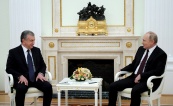 Владимир Путин провёл в Кремле переговоры с Президентом Республики Узбекистан Шавкатом Мирзиёевым