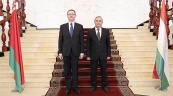 Эмомали Рахмон удовлетворен динамично развивающимися отношениями Беларуси и Таджикистана