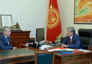 Президент Атамбаев обсудил с генсеком ОДКБ Бордюжей вопросы региональной безопасности 