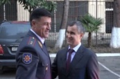 В МВД Абхазии прошла встреча министра ВД Леонида Дзапшба с Рашидом Нургалиевым
