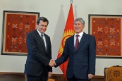 Состоялась встреча Алмазбека Атамбаева с главой МИД Туркменистана