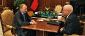 Владимир Путин встретился с Председателем Исполнительного комитета – Исполнительным секретарём Содружества Независимых Государств Сергеем Лебедевым