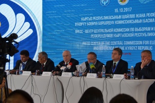 Наблюдатели от МПА СНГ приняли участие в итоговой пресс-конференции по результатам наблюдения за выборами Президента Кыргызской Республики