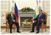 Владимир Путин и Эмомали Рахмон обсудили перспективы сотрудничества