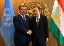 Президент Таджикистана провел встречу с Генсеком ООН