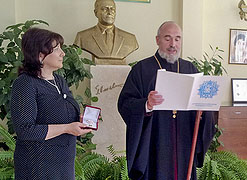 Супруга посла Азербайджана в Молдове награждена Орденом святой Варвары Великомученицы