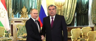 В Кремле прошли переговоры Владимира Путина с Эмомали Рахмоном