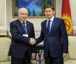 Премьер-министр Кыргызстана С.Исаков принял главу Миссии наблюдателей от СНГ С.Лебедева