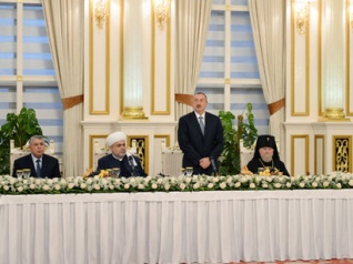 Президент Ильхам Алиев: В Азербайджане никогда не было и не будет противостояния на национальной, религиозной почве