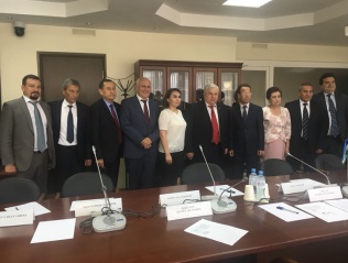 Казбек Тайсаев провел встречу с делегацией Конституционного суда Узбекистана