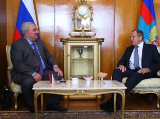 Генеральный секретарь ОДКБ Юрий Хачатуров в Москве встретился с Министром иностранных дел России Сергеем Лавровым