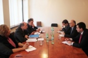В МИД Абхазии состоялась встреча с представителями группы участников Международных Женевских дискуссий по безопасности и стабильности в Закавказье от Евросоюза 