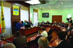  Государственной Думы Юрий Мищеряков встретился с депутатами городского Совета (1)