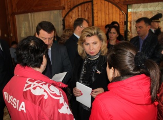 Татьяна Москалькова посетила Центр временного размещения для беженцев из Новороссии