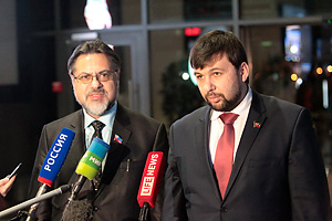 Представители ДНР и ЛНР передали участникам переговоров проект протокола по урегулированию ситуации на востоке Украины