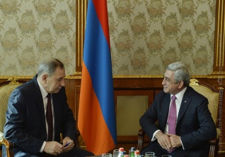 Президент Армении принял главу Миссии наблюдателей от СНГ