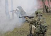 На российской военной базе в Таджикистане прошло учение по противодействию терроризму