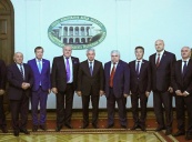 Президент Абхазии встретился с делегацией Государственной Думы Российской Федерации