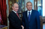 Владимир Путин поздравил Ислама Каримова с победой на президентских выборах в Узбекистане
