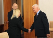 В штаб-квартире СНГ в Минске прошла встреча с первым замдиректора БДИПЧ/ОБСЕ Катаржиной Гардапхадзе